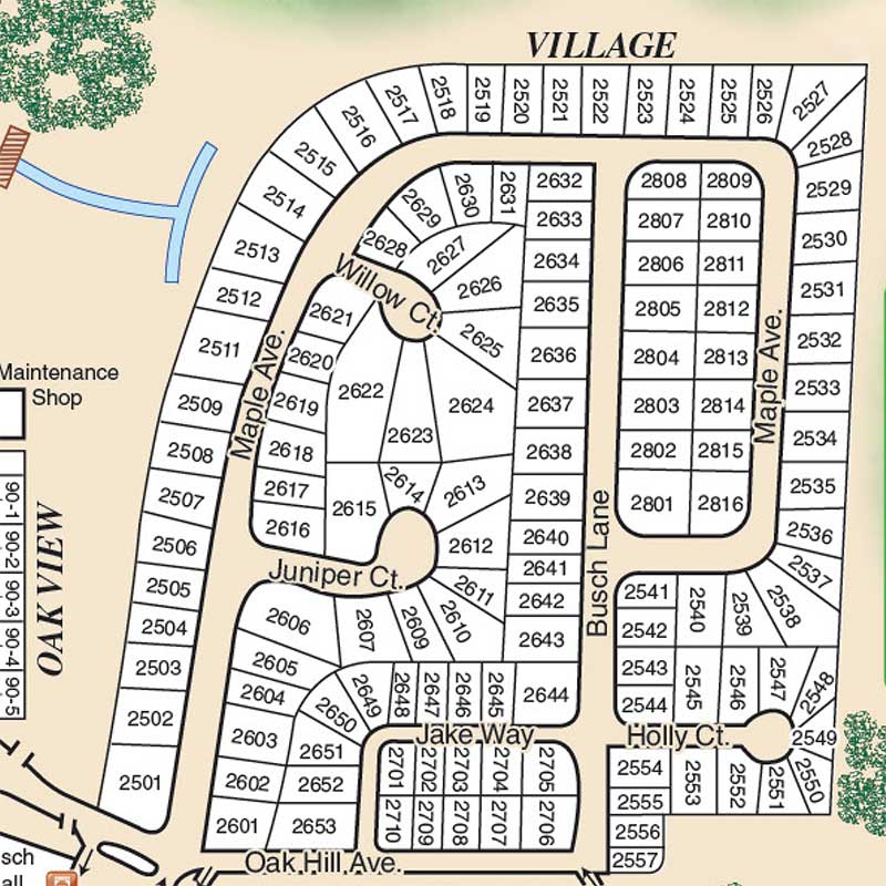 Village Section Map