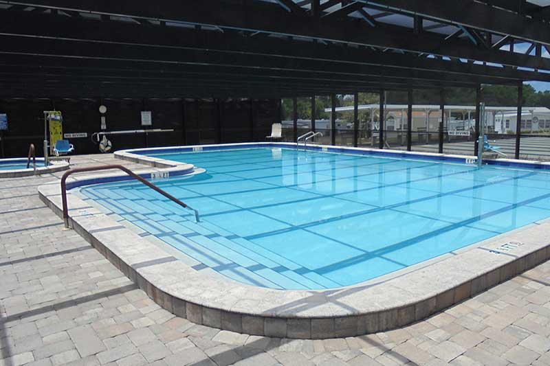 rv resort pool in dade city, fl