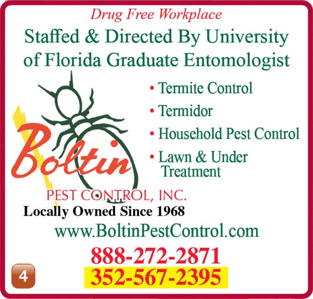Boltin Pest Control, Inc. Ad